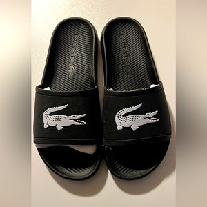 Lacoste Croco Slides size 9